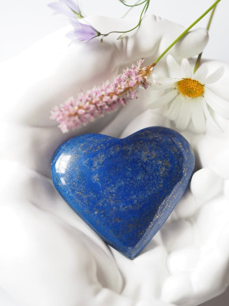 4 Hmatka Lapis Lazuli srdce