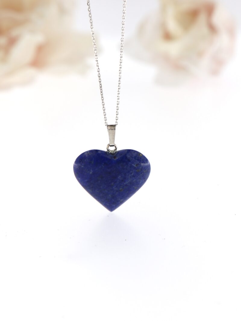 Lapis Lazuli přívěsek srdíčko, cca 2,5 cm