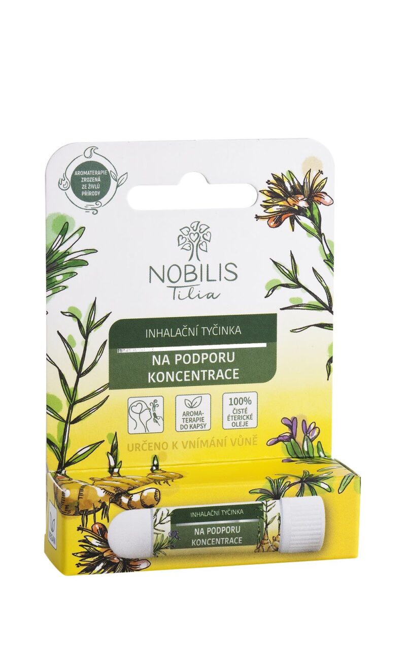 Nobilis Tilia - Inhalační tyčinka Na podporu koncentrace